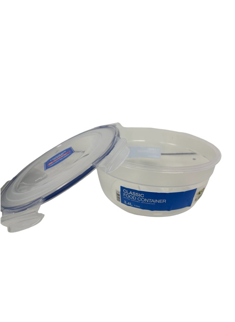 LOCK & LOCK LocknLock 3.4L Salad Bowl  – Airtight, BPA-Free Container with Drainage Tray for Fresh Salads  - Image 4