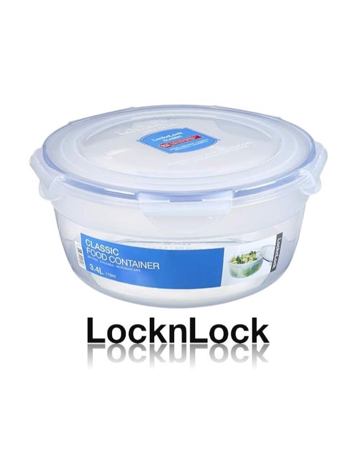 LOCK & LOCK LocknLock 3.4L Salad Bowl  – Airtight, BPA-Free Container with Drainage Tray for Fresh Salads  - Image 1