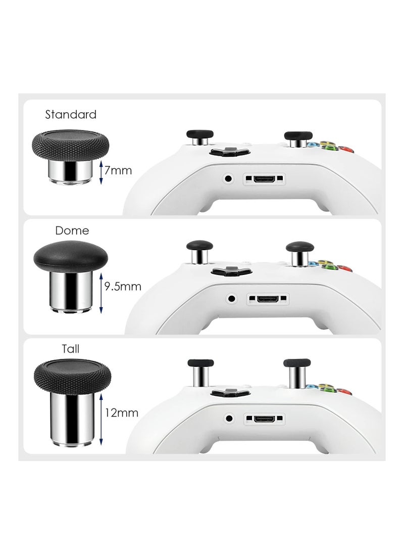Y&D 8 in 1 Metal Controller Thumbsticks Buttons Grip Mod Replacement Kit & T8 Cross Screwdrivers Repair for PS5 Controller, Xbox One S/Elite  - Image 4