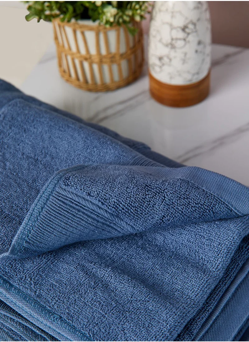 Noire Edit Set Of 2 Hand & Bath Towels