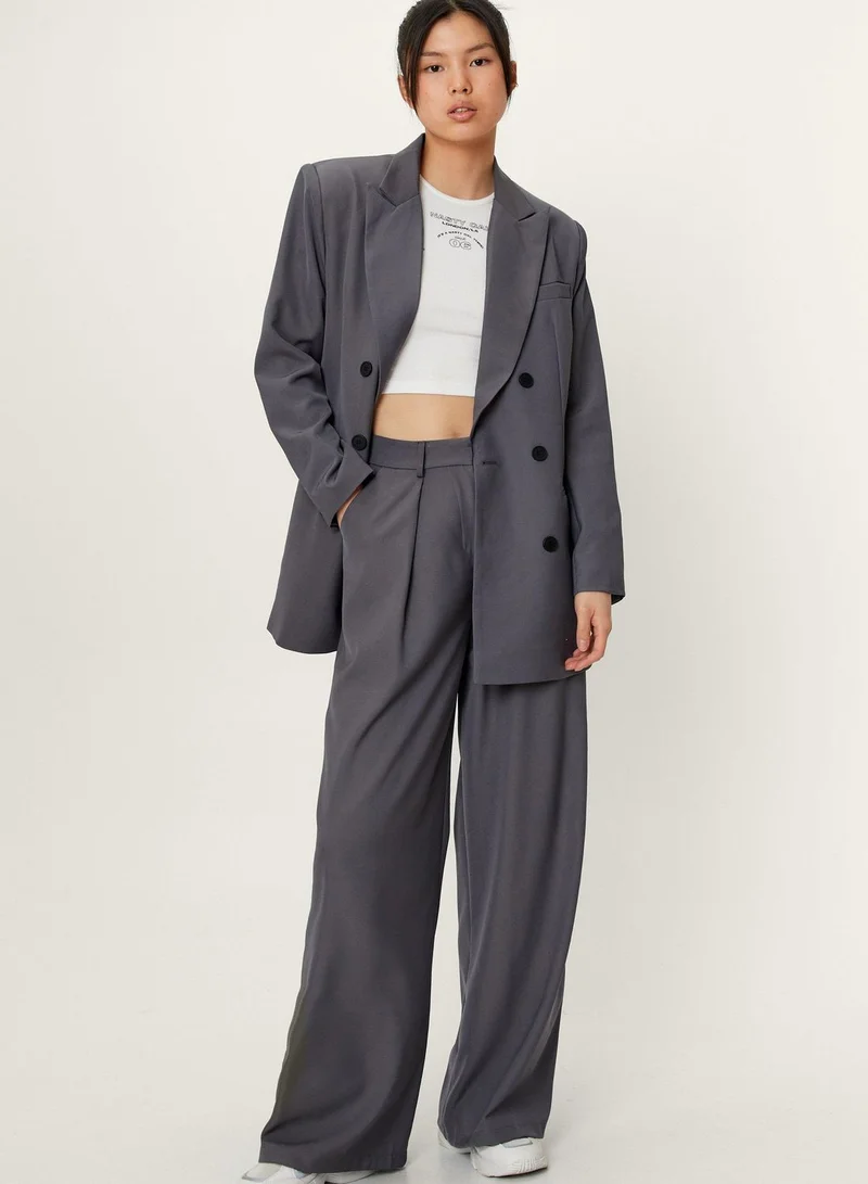 NASTY GAL Oversized Double Breasted Blazer
