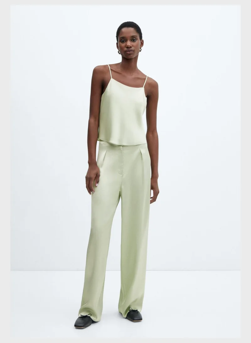 مانجو Strappy Crop Top