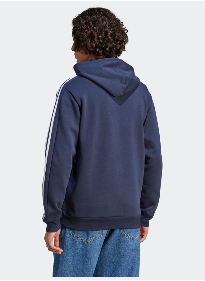 Adidas Essentials Fleece 3-Stripes Hoodie  - Image 3