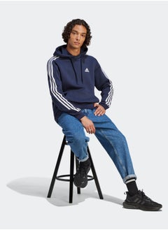 Adidas Essentials Fleece 3-Stripes Hoodie  - Image 4
