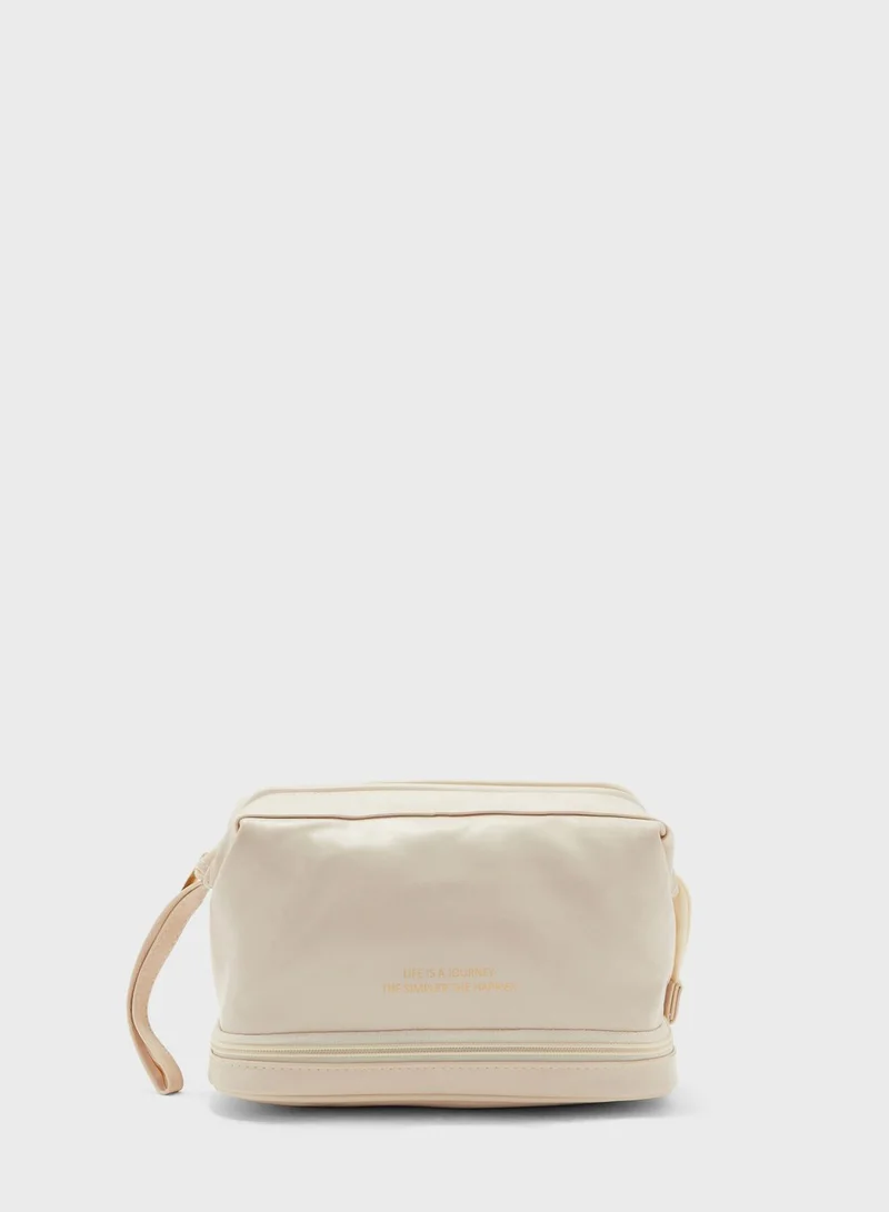 ELLA Zip Around Cosmetic Bag
