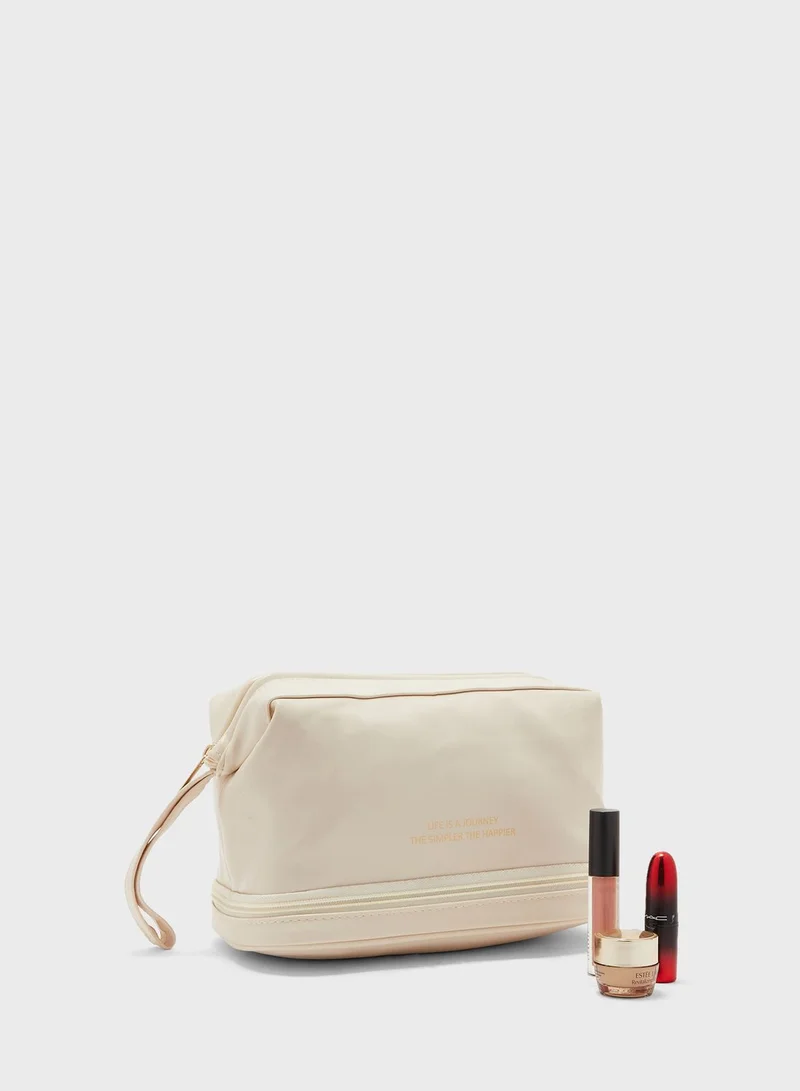 ELLA Zip Around Cosmetic Bag