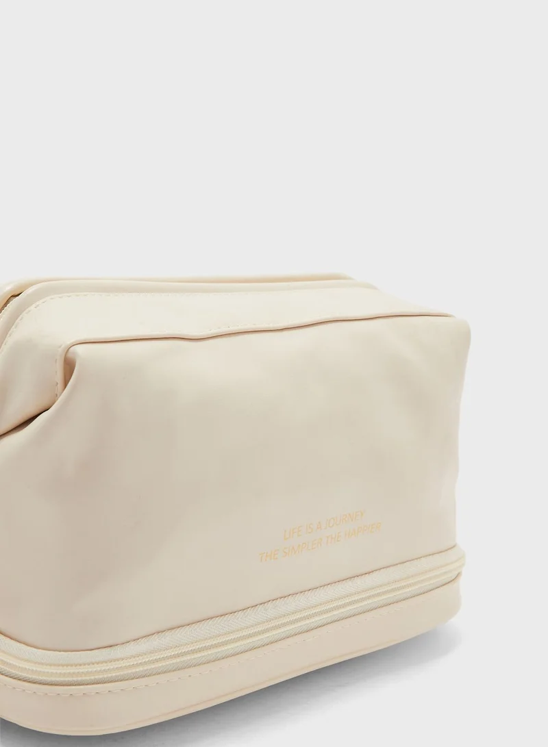 ELLA Zip Around Cosmetic Bag