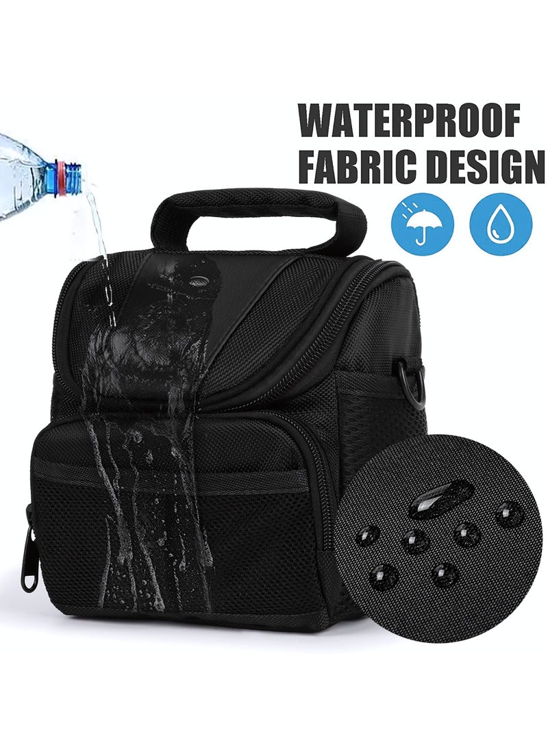 Compact Camera Bag Case, Shockproof Protective Camera Crossbody Shoulder Bag Compatible for Nikon Canon Sony DSLR, Minimalist Camera Accessories Pack for Business, Travel, School  - Image 3