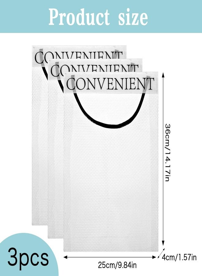 Shimmeroo 3 Pack Plastic Bag Holder,Wall Mount Grocery Bag Storage Organizer for Home Kitchen Trash Bags Holder Dispenser for Grocery Shopping Bags Organizer - Image 2