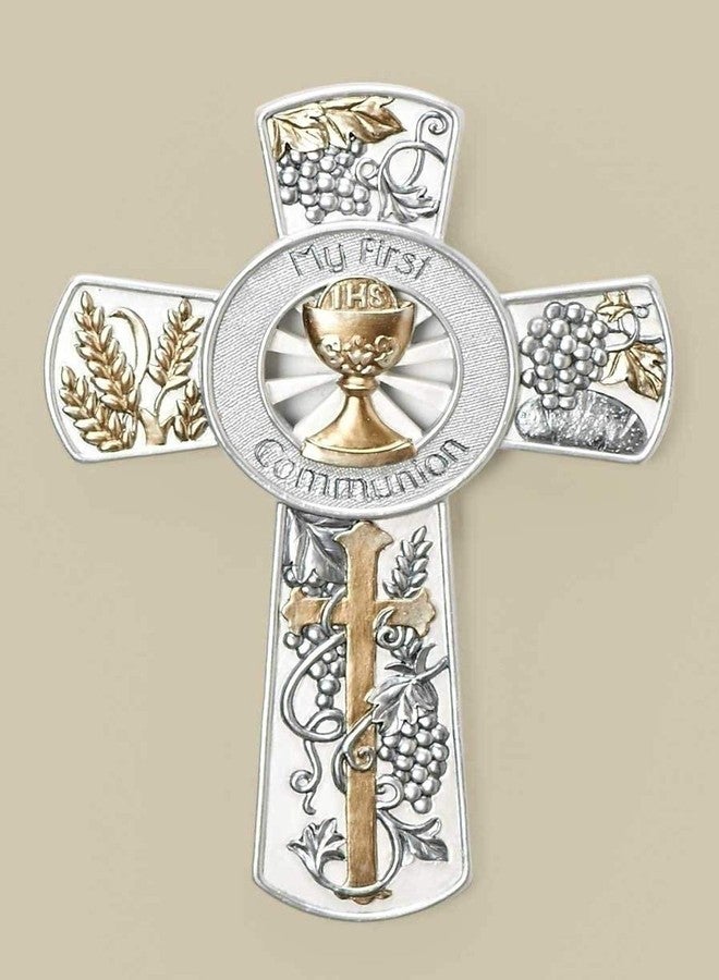 Roman Joseph's Studio by Roman, Communion Collection, 8"H COMMUNION WALL CROSS, Home Décor, Devout Gift, Prayerful Inspiration (1x5x7) - Image 2