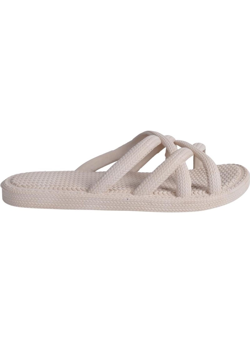 Gezer - Beige 12494 Women's Slippers - Image 1