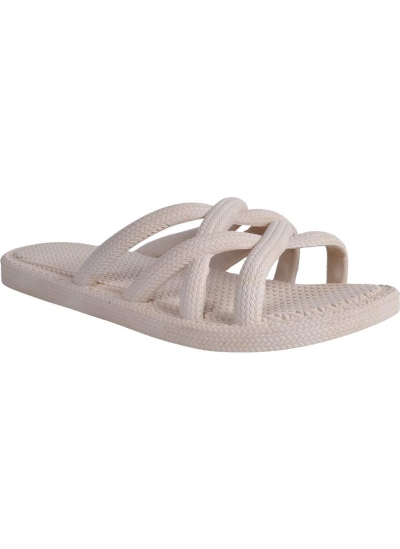 Gezer - Beige 12494 Women's Slippers - Image 1