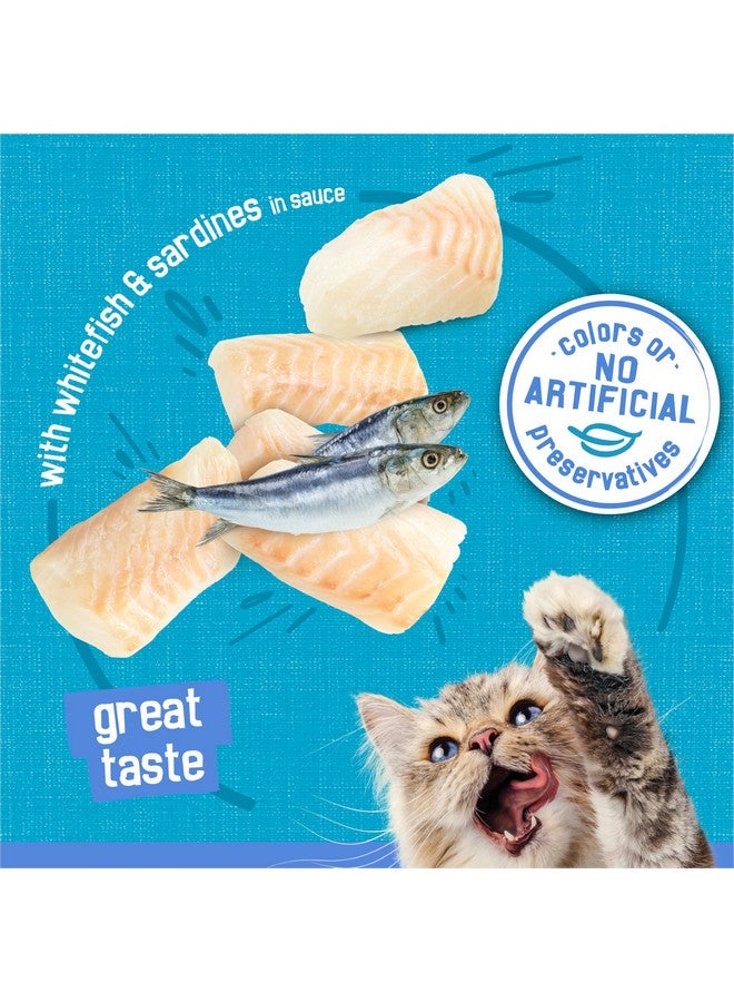 فريسكس طعام القطط الرطب بورينا فريسكيز شريدز مع السمك الأبيض والسردين بالصلصة - عبوة من ٢٤ علبة، ٥.٥ أونصة - Image 5