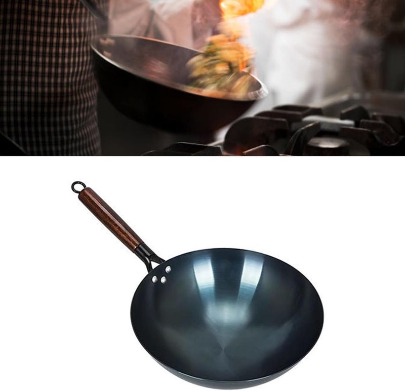 [Fast delivery to major cities] Semme Cast Iron Wok Pan Wok Traditional Chines Traditional Iron Stir Fry Pan 34cm Single Handle Uncoated Round Bottom for Home Restaurant Cooking 2mm Thick Chinese (36cm) Multi-use detailed build Meet daily life needs Field test upgraded craftsmanship Systematic nationwide ship Affordable fast purchase options Multi option design Updated modern design Full village delivery cover General standard crafted Practical design Cost-effective pick Chemical free This year new model Regional central warehouse stock Long service life Mountain region eligible ship KSA standard compatible design General compatible practical design Global simple assemble options Storage burden minimized build Intercity storage hub Elegant appearance Combine quality & fair price Quality verified by buyers - Image 2