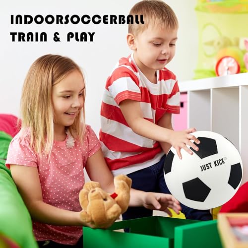 SRG Quiet Foam Soccer Ball Size 7 – Advanced Indoor Training Ball, Soft Lightweight Quiet Ball for Footwork & Dribbling, Noise-Free Premium Box Gift for Home Practice - Image 4