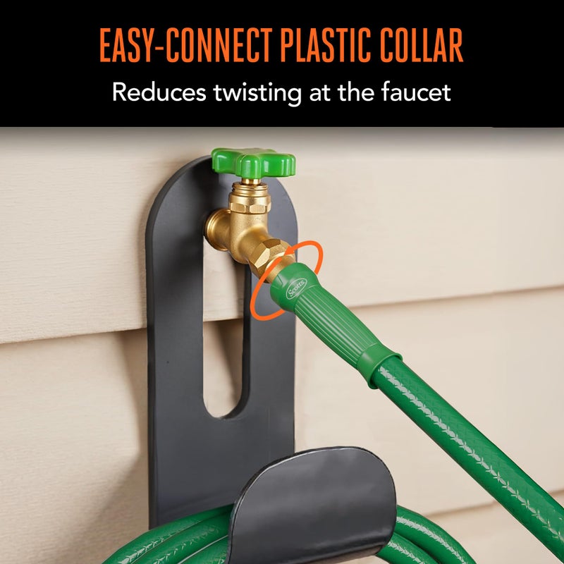 Scotts 50 ft. Heavy Duty Garden Hose â€“ 5/8 in. Diameter, 4-Ply, 400 PSI High-Pressure, Easy-to-Coil Water Hose with Crush-Resistant Couplings and Twist-Resistant Collar for Lawn and Garden - Image 2