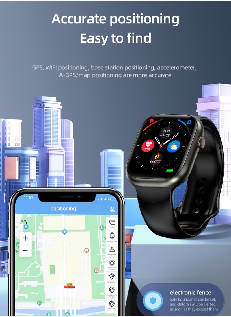 4G SIM Smart Watch X9 32GB Rom 2.2 inch Display Support Google store download application Built In Wifi GPS Bluetooth Fitness Tracker