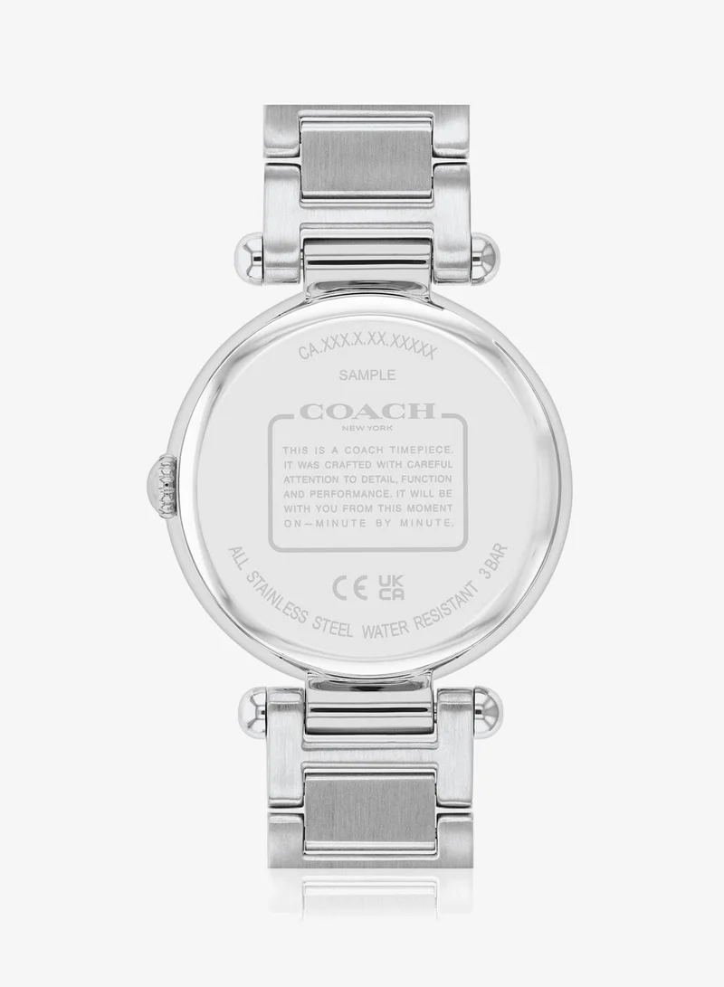 Coach  Women's Quartz Watch, Pearl Dial, Stainless Steel Strap for Women | Best Price UAE
