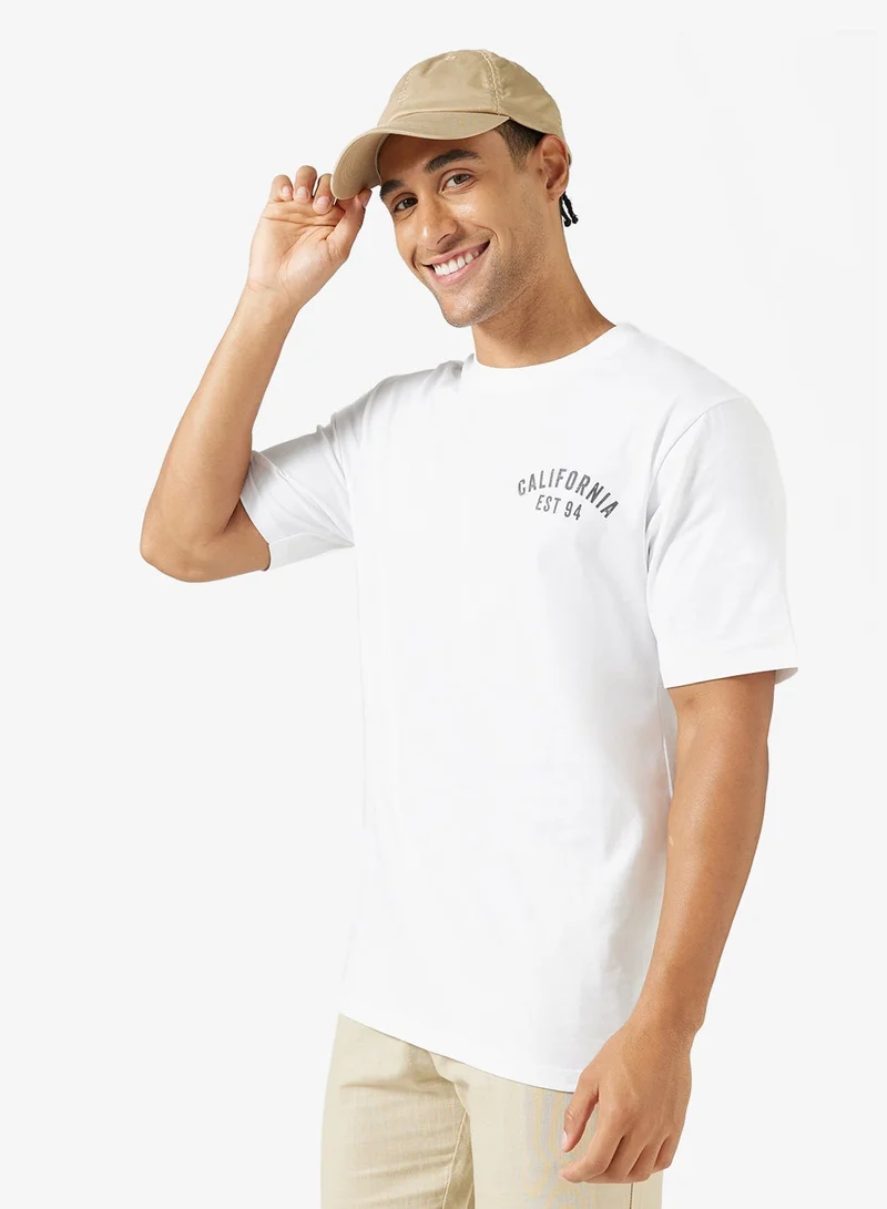 Seventy Five Graphic Print Regular Fit T-Shirt