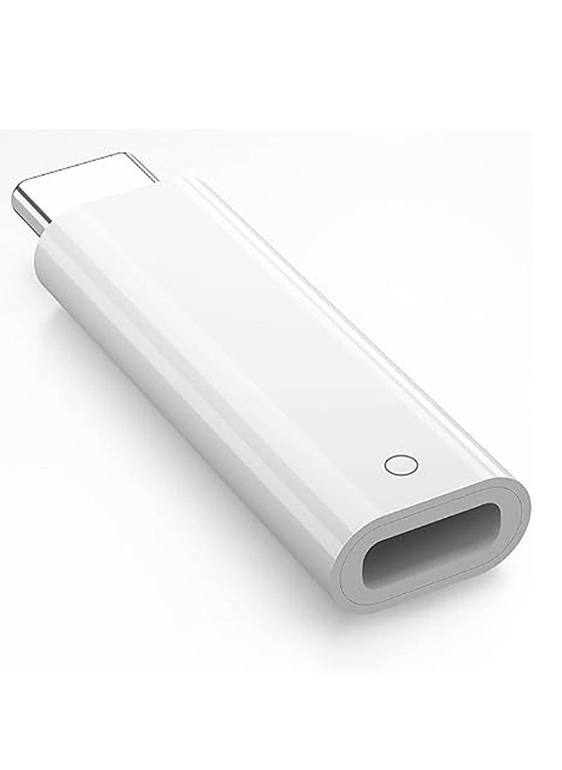 Generic - USB-C to Pencil 1st Generation Male Adapter for iPad 10th, Bluetooth Pairing and Charging for Apple Pen i Pencil Gen 1 with iPad 10 2023 Tablet USB Type C Charger to Female Lightning Connector（No OTG） - Image 1