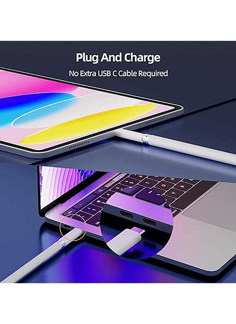Generic - USB-C to Pencil 1st Generation Male Adapter for iPad 10th, Bluetooth Pairing and Charging for Apple Pen i Pencil Gen 1 with iPad 10 2023 Tablet USB Type C Charger to Female Lightning Connector（No OTG） - Image 1