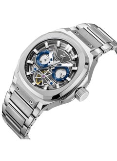 BEVERLY HILLS POLO CLUB BEVERLY HILLS POLO CLUB BP3749X.390 Men's Automatic Multifunction Display Watch & Metal Strap Silver  - Image 2