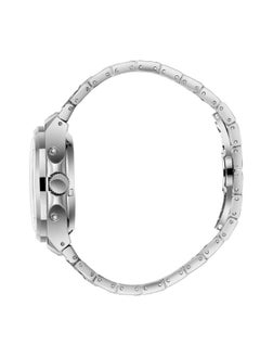 BEVERLY HILLS POLO CLUB BEVERLY HILLS POLO CLUB BP3749X.390 Men's Automatic Multifunction Display Watch & Metal Strap Silver  - Image 3
