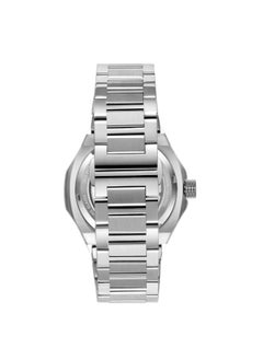 BEVERLY HILLS POLO CLUB BEVERLY HILLS POLO CLUB BP3749X.390 Men's Automatic Multifunction Display Watch & Metal Strap Silver  - Image 4
