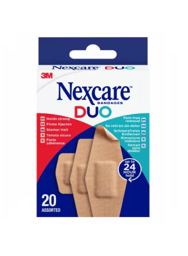 3M Nexcare Duo 20 Assorted
