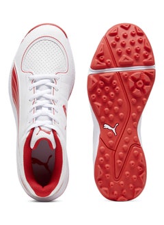 PUMA 24 FH Rubber Unisex White Cricket Shoes  - Image 4