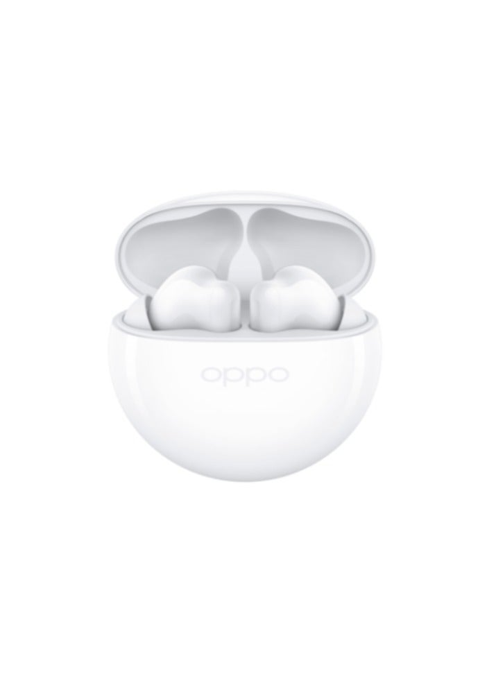 أوبو Oppo Enco Buds2 Wireless In Ear Earphones With Microphone Moon Light white - Image 2
