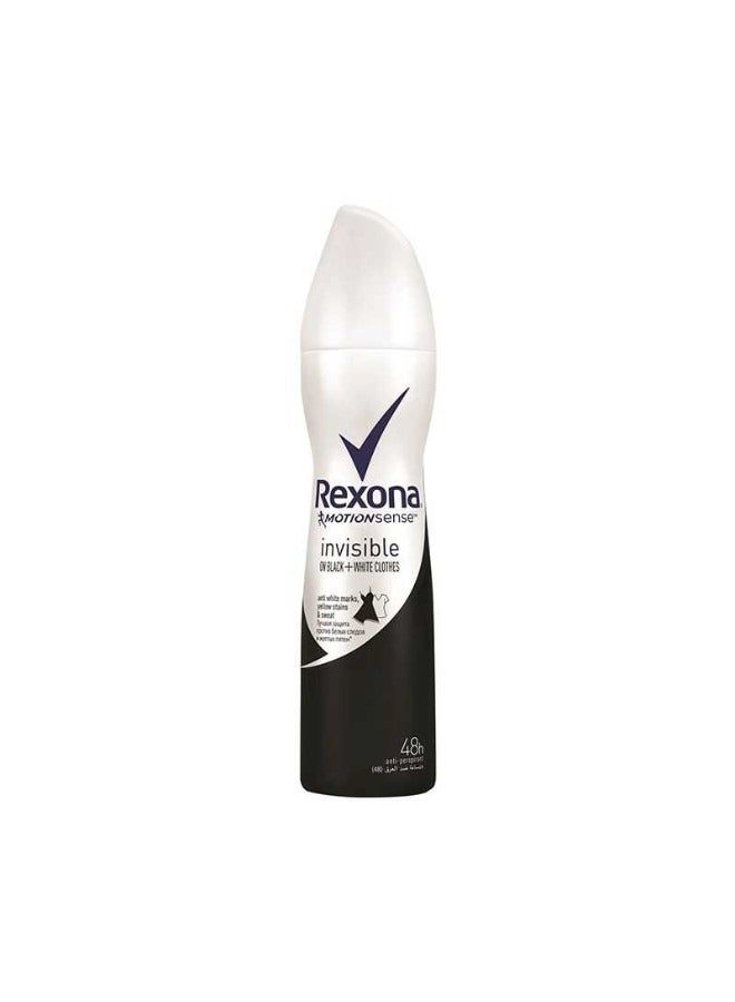 Rexona Motion Sense Invisible Black White Diamond Deodorant 200ml