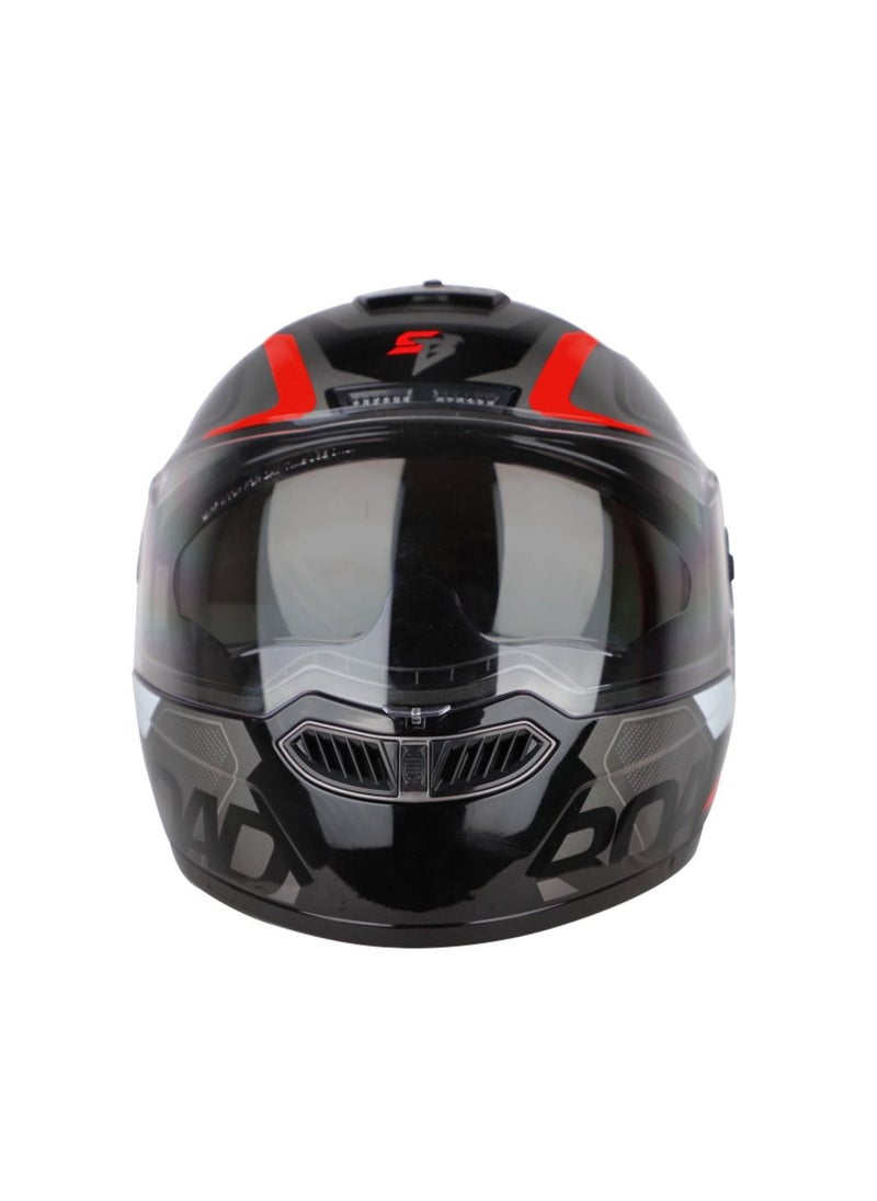 Steelbird - Air SBA 7 Road Flip Up Motorcycle Helmet With Inner Sunshield Clear Visor Bike Helmet - Steelbird Air - Image 1