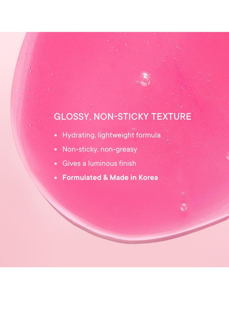 Quench Illuminating Tinted Lip Oil with Cherry Blossom and Patchouli Oil Pink  Korean Lip Balm for Plump, Glossy and Smooth Lips 5ML - Image 3