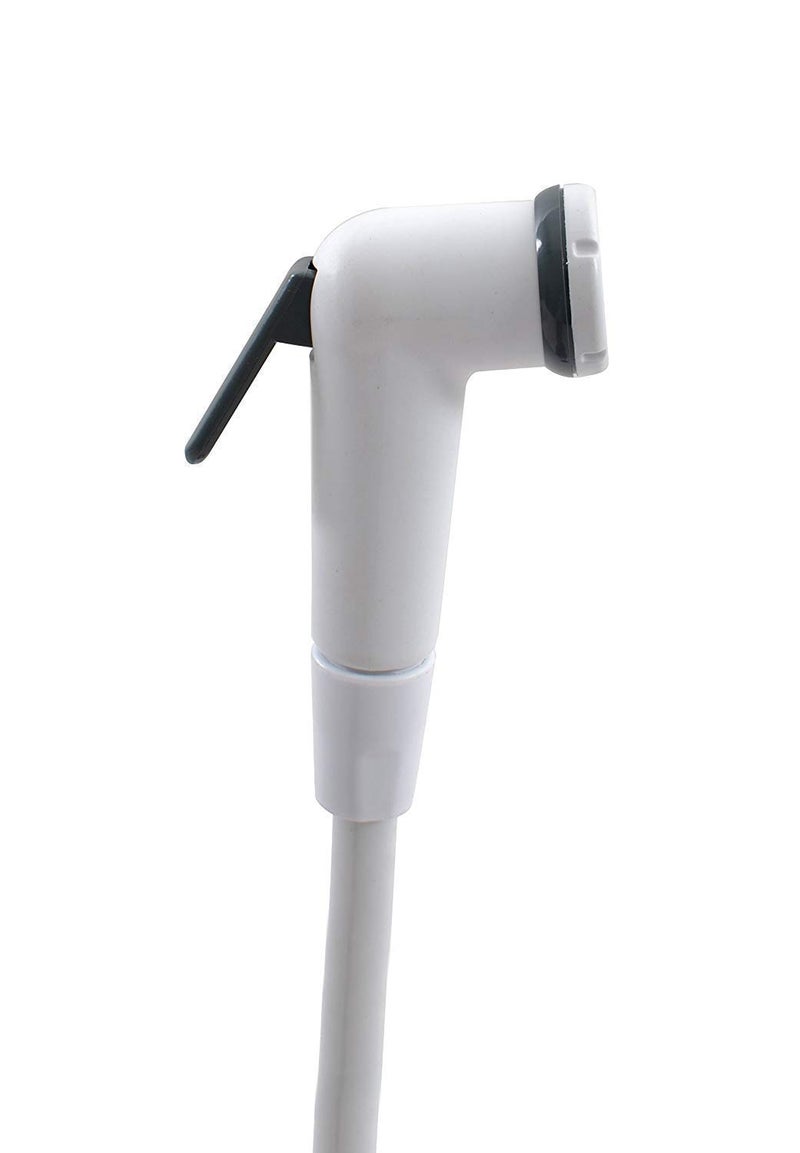 Awadh Premium Brand Plastic Health Faucet with Flexible Hose and Wall Stand White Polished Finish Free Teflon Tape for Leak Proof Installation Pack of 1 - Image 5