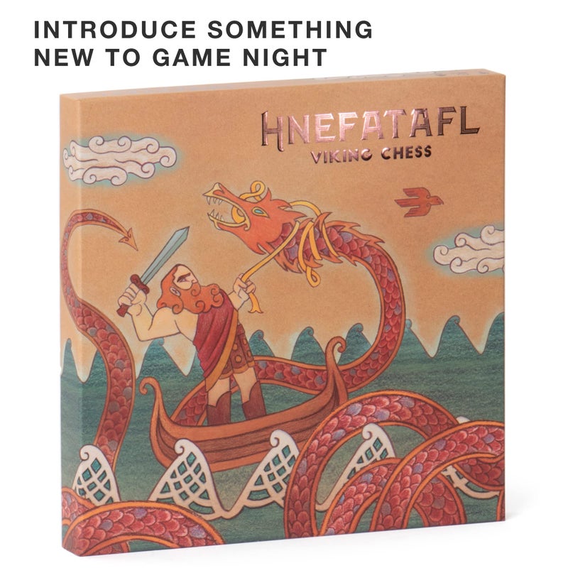 Brybelly Hnefatafl Viking Chess Set - Authentic, Traditional Two-Player Strategy Board Game Classic - Historic European Tabletop Asymmetric War Game - Image 4