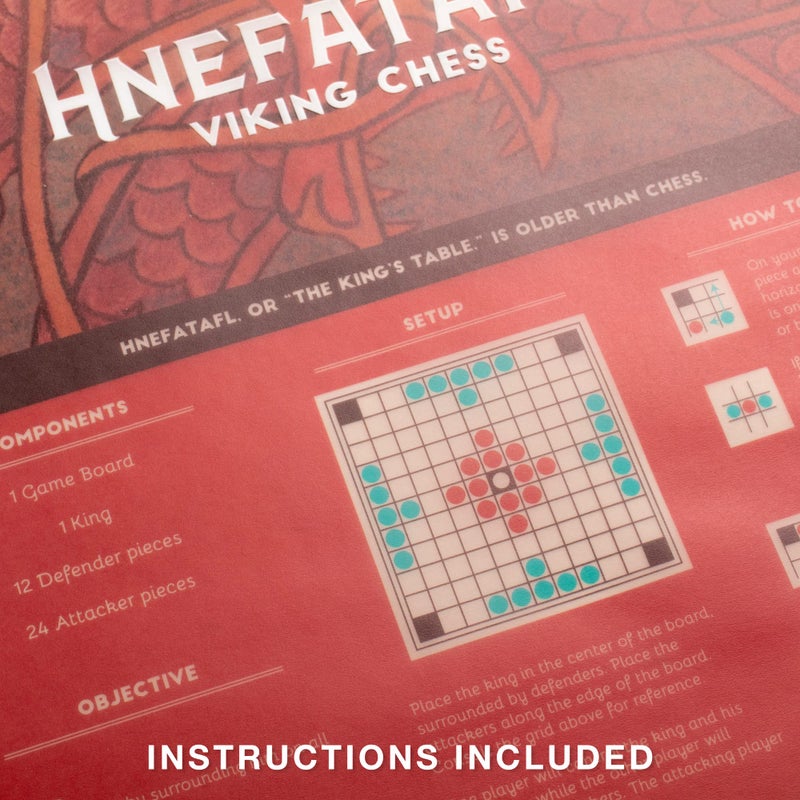 Brybelly Hnefatafl Viking Chess Set - Authentic, Traditional Two-Player Strategy Board Game Classic - Historic European Tabletop Asymmetric War Game - Image 5