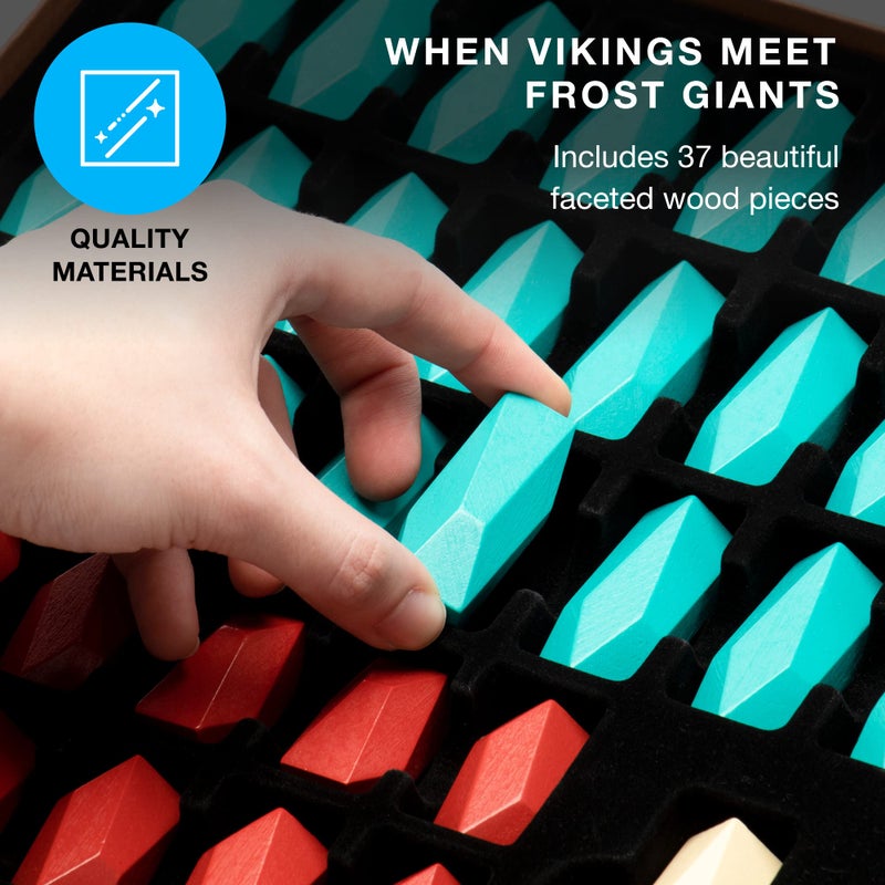 Brybelly Hnefatafl Viking Chess Set - Authentic, Traditional Two-Player Strategy Board Game Classic - Historic European Tabletop Asymmetric War Game - Image 3