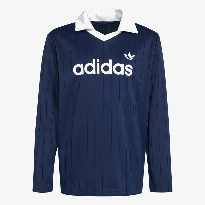 LOOSE LONG SLEEVE PINSTRIPE JERSEY