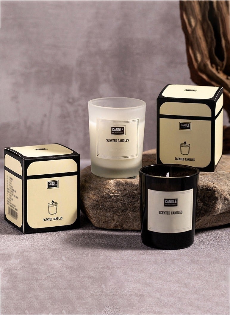 Bukela 2 Pack Scented Candle Crystal Black/White - Image 3
