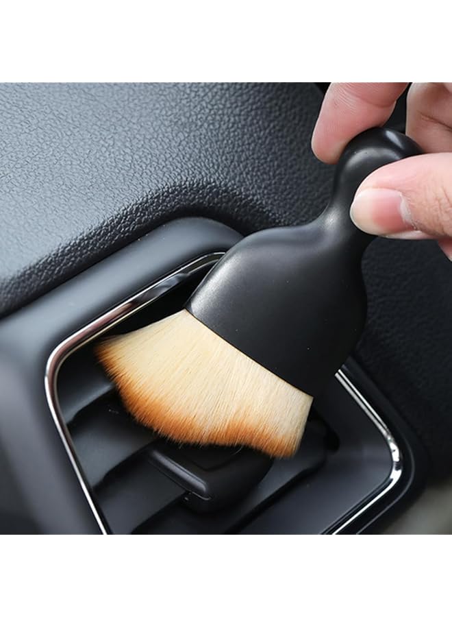 Milatech Car Detailing Brush, Car Wash Brush, Car Interior Cleaning Brush Ideal For Interior, Exterior, Dashboard, Ac Vents, Leather & Engines, Soft Bristles (1Pcs) - Image 3