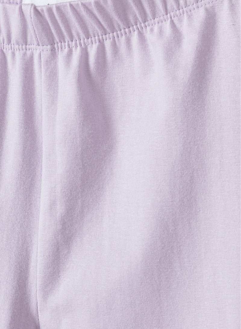 MINOTI Kids Girls Jersey Leggings with Elastic Waistband - Image 3