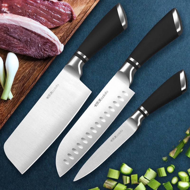 RoarCraft Stainless Steel Kitchen Knife WesternStyle Kitchen Knife Kitchen Slicing Knife Ergonomic Handle Best Choice for Home Kitchen and Restaurant - Image 3