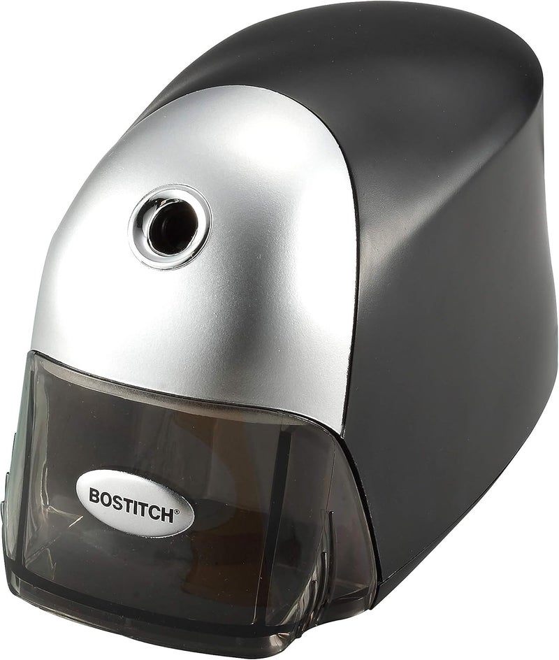 Bostitch Stanley Heavy Duty 1-Hole Electric Pencil Sharpener with Auto Stop Mechanism - Black - Image 1