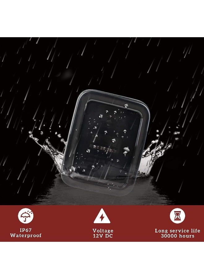 KEWISAUTO مصابيح خلفية LED من KEWISAUTO لجيب غلادياتور JT 2020-2023 معتمة سوداء مصابيح فرامل خلفية كاملة LED مع إشارات الانعطاف وأضواء الرجوع IP67 مقاومة للماء 2PCS - Image 4