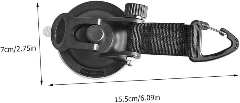 2Pcs Heavy Duty Suction Cup Hooks For Outdoor Camping Tent Strong Sucker Easy Install - Image 3