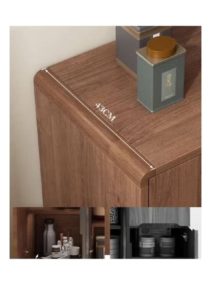 keke Modern Wooden Storage Kitchen Cabinet with Shelves for Living Room & Kitchen - Image 4