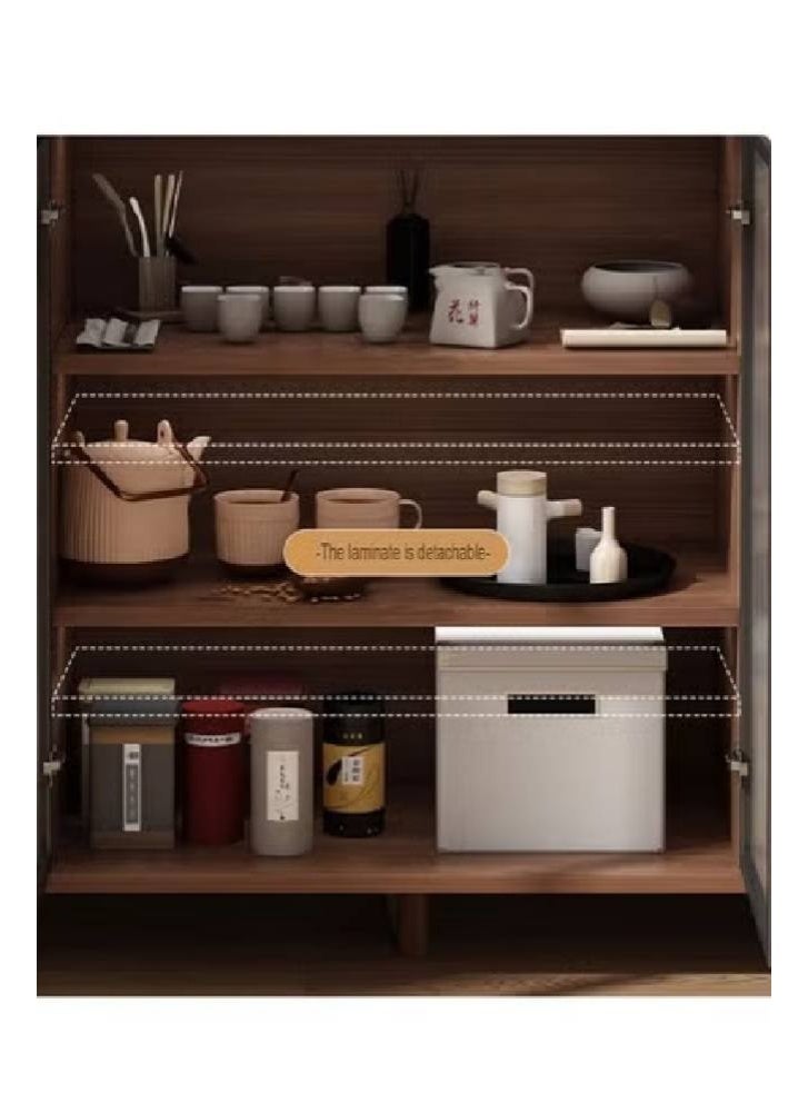 keke Modern Wooden Storage Kitchen Cabinet with Shelves for Living Room & Kitchen - Image 5