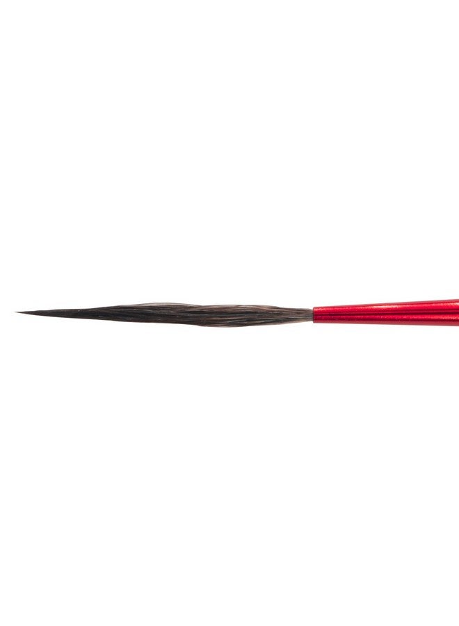 Mack Brush Andrew Mack Wizard Black Widow Scroll Striper Brush Series WBW Size 000 - Image 2
