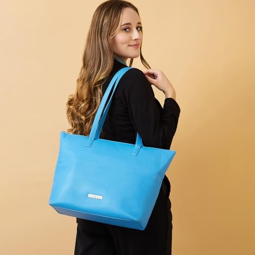 Caprese womens ANNIKA T Large BLUE Tote Bag - Image 2